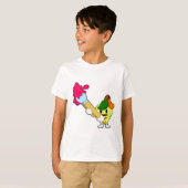Apple as Painter with Paint T-shirt (Voorkant volledig)