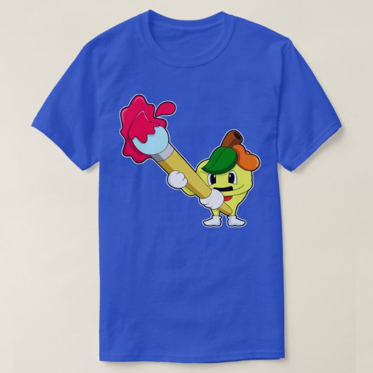 Apple as Painter with Paint T-shirt (Design voorkant)