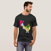 Apple as Painter with Paint T-shirt (Voorkant volledig)
