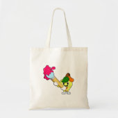 Apple as Painter with Paint Tote Bag (Voorkant)
