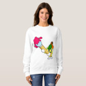 Apple as Painter with Paint Trui (Voorkant volledig)