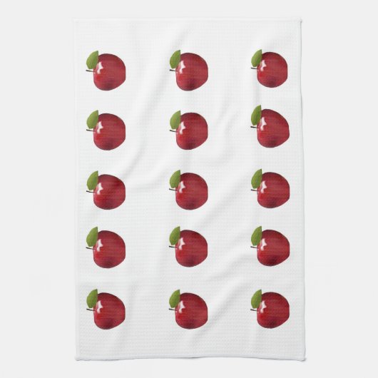 Apple Attack Kitchen Towel Theedoek (Verticaal)