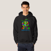 Apple Autism Puzzle Piecedrukheid Hoodie (Voorkant volledig)
