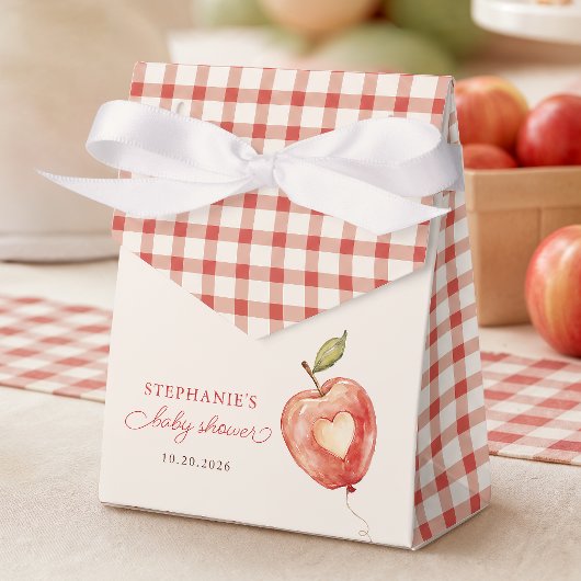 Apple Baby Shower Bedankdoosjes