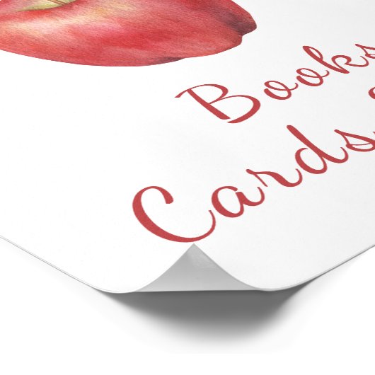 Apple baby shower - Boeken, Kaarten en geschenken Poster (Hoek)