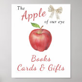 Apple baby shower - Boeken, Kaarten en geschenken Poster (Voorkant)