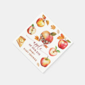 Apple Baby shower genderneutraal papier servet (Hoek)
