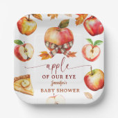 Apple Baby shower genderneutraal Papieren Bordje (Voorkant)
