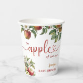Apple Baby shower Herfst genderneutraal papier Papieren Bekers (Voorkant)