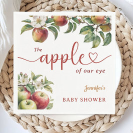 Apple Baby shower Herfst genderneutraal papier ser Servet