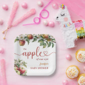 Apple Baby shower Herfst genderneutraal Papieren Bordje (Feest)