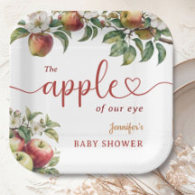 Apple Baby shower Herfst genderneutraal