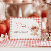 Apple Baby Shower Luier Raffle Kaart