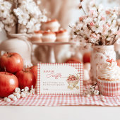 Apple Baby Shower Luier Raffle Kaart