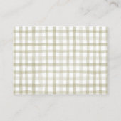 Apple Baby shower Luier Raffle Ticket Informatiekaartje (Achterkant)