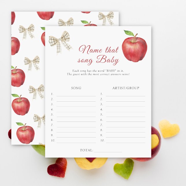Apple baby shower Naam dat liedje baby spel (Creator heeft geüpload)