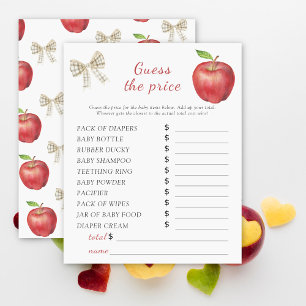 Apple baby shower - Raad de prijs Spel
