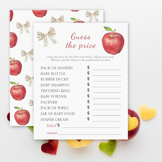 Apple baby shower - Raad de prijs Spel (Creator heeft geüpload)
