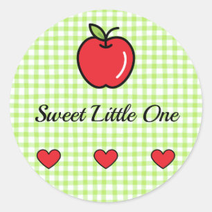 Apple Baby Shower Sticker – “Zoete Kleine”