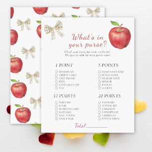 Apple baby shower - Wat zit er in je portemonnee s