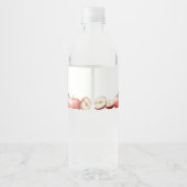 Apple-Baby shower Waterfles Etiket (Achterkant)
