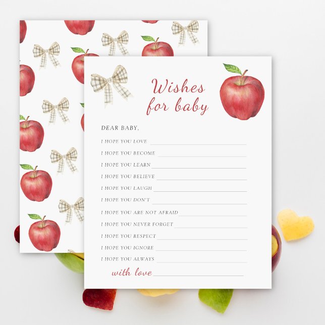 Apple baby shower Wensen voor baby (Creator heeft geüpload)