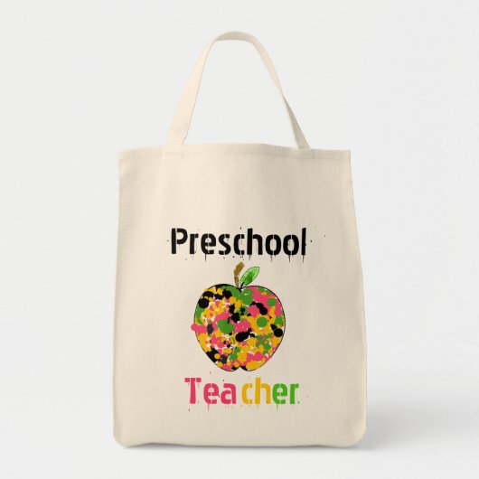 Apple Bag, docent onderwijs Tote Bag (Voorkant)