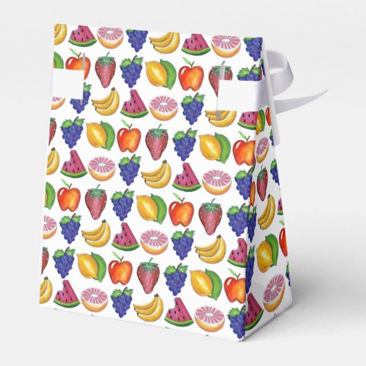 Apple Banana Lemon Limoen Grapes Berry Fruit Salad Bedankdoosjes (Achterkant)