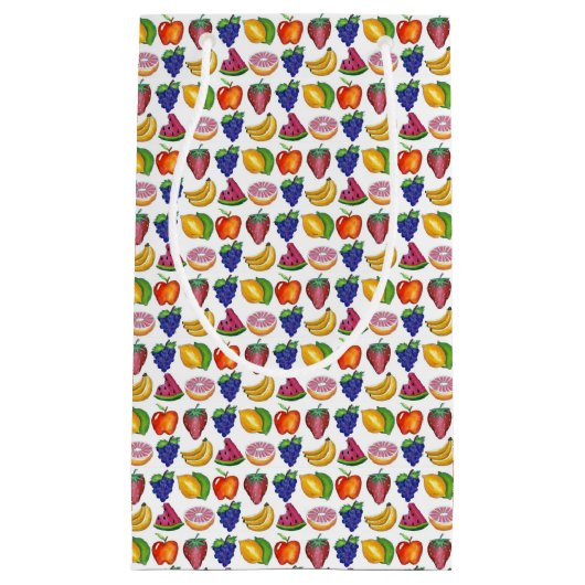 Apple Banana Lemon Limoen Grapes Berry Fruit Salad Klein Cadeauzakje (Voorkant)