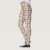 Apple Banana Lemon Limoen Grapes Berry Fruit Salad Leggings (Links)