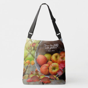 Apple Basket Serve with Gladness Crossbody Tas