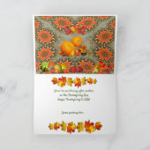 Apple Basket Thanksgiving Vakantie Kaart (Binnen)