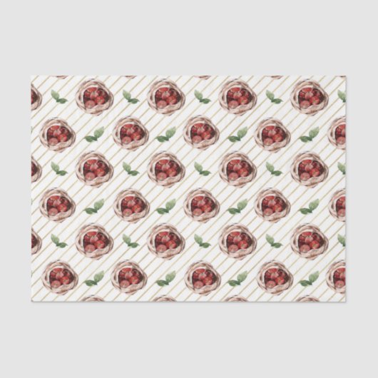 Apple Baskets (Design 54 gele/Oranje reeks) Tissuepapier (Voorkant)