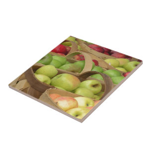 Apple Baskets op de markt voor keramische tapijten Tegeltje