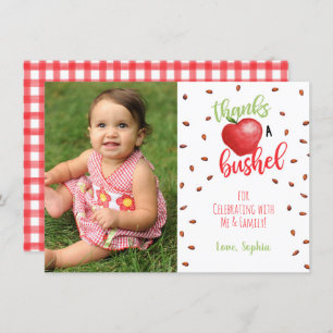 Apple bedankkaart met foto kaart