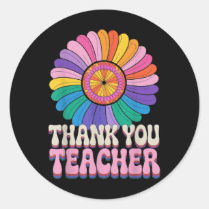Apple Bedankt Docenten Motivatie Appr Ronde Sticker