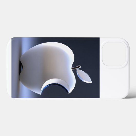 Apple-bedrijf logo op een zwarte achtergrond Case-Mate iPhone case (Achterkant (horizontaal))