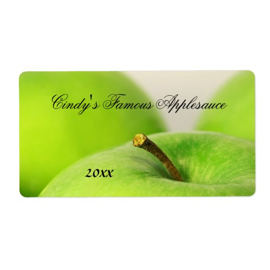 Apple bewaart label (Voorkant)