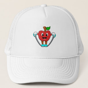 Apple bij Fitness met Rope Trucker Pet