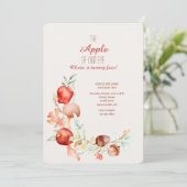 Apple Birthday Kaart (Staand voorkant)