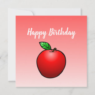 Apple Birthday Kaart
