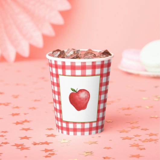 Apple Birthday Paper Cup Papieren Bekers (Insitu)