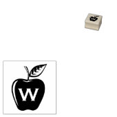 Apple Black Rubberstempel (Gestempeld)