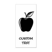 Apple Black Rubberstempel (Afrduk)