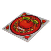 Apple Bless Deze keuken Tegeltje (Zijkant)