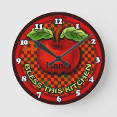 Apple Bless This Kitchen klok (Voorkant)