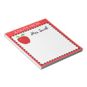 Apple-blocnote voor een leraar notitieblok (Schuin)