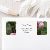 Apple Bloemen Adreslabel Etiket (Insitu)