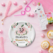 Apple Bloemen Leraar Pensioen Partij Papieren Bordje (Feest)