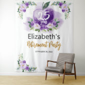 Apple Bloemen Leraar Pensioen Party Achtergrond Wandkleed (In situ)